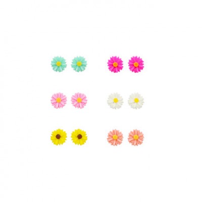Earring Flower Stud Earrings / Earrings Set Jewelry Women Daily / Casual / Sports Resin 12pcs