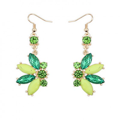 Earring Drop Earrings / Earrings Set Jewelry Women Wedding / Party / Daily Alloy / Resin 1 pair Beige / Fuchsia / Blue / Green