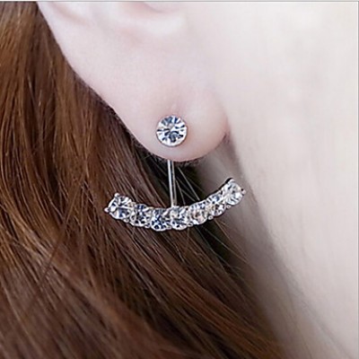 Earring Earrings Set Jewelry Women Daily / Casual Alloy / Rhinestone 1 pair Gold / Silver