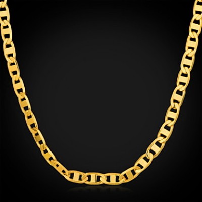 18K Gold Filled 4Mm Chain For Men 18 Inche (46Cm)